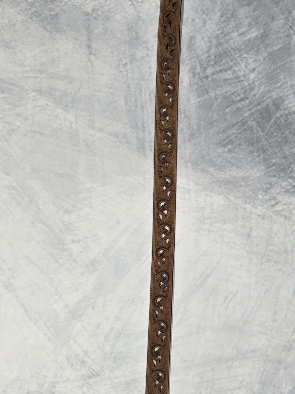 Ariat Women's Scroll Paisley brown leather belt
